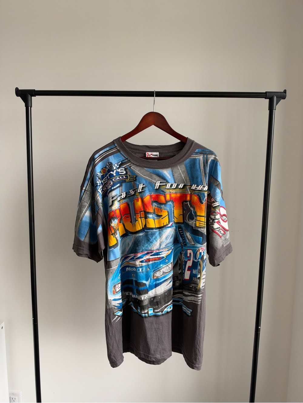 Nascar Dodge Charger Rusty Wallace T-shirt All Over Print